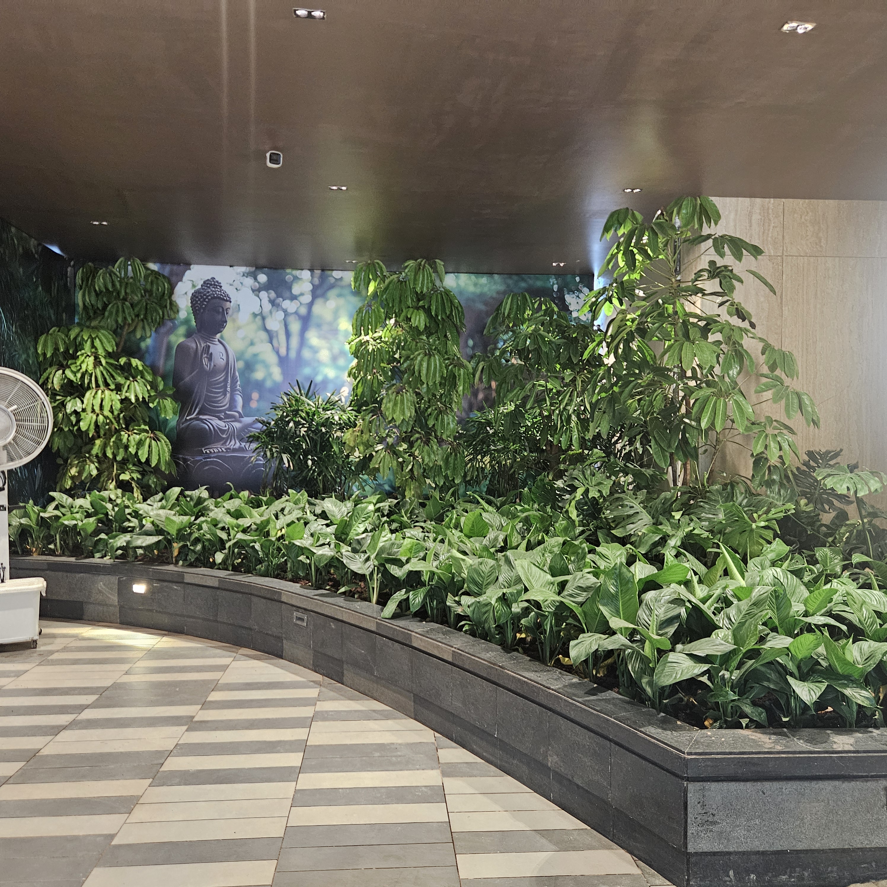 Premium landscape and garden development at Roswalt zaiden residential project